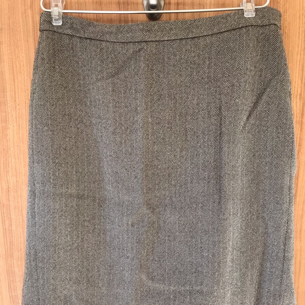 J. Crew Herringbone Wool Skirt size 4